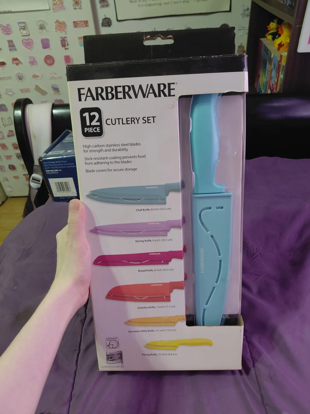 Farberware 12-Piece Cutlery Set - Turquoise